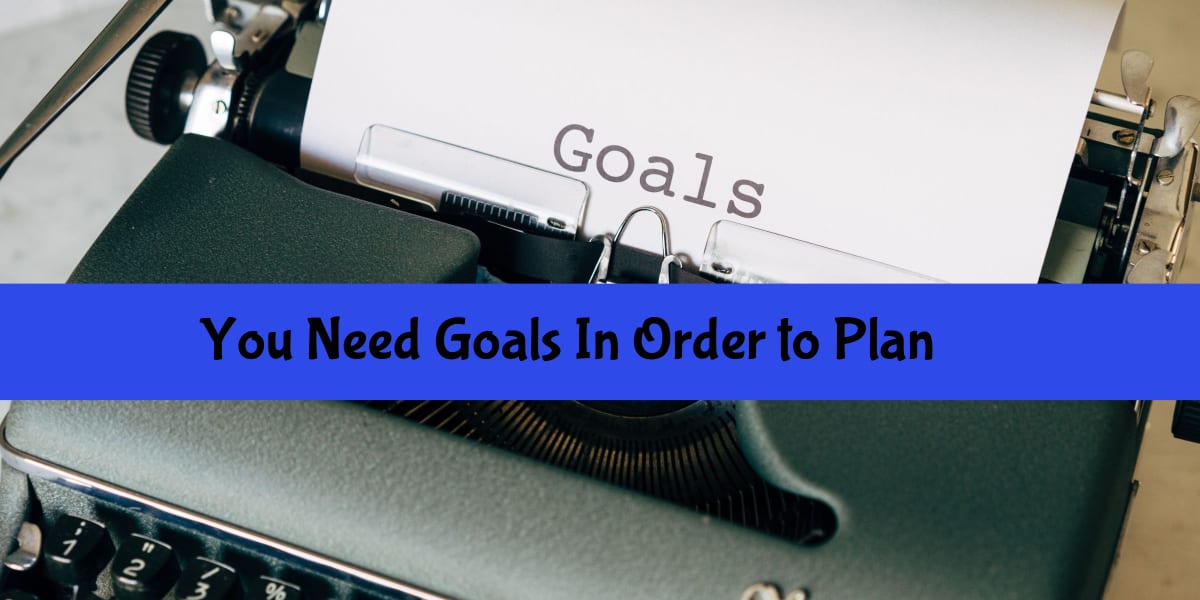 Word Goals on typewriter paper